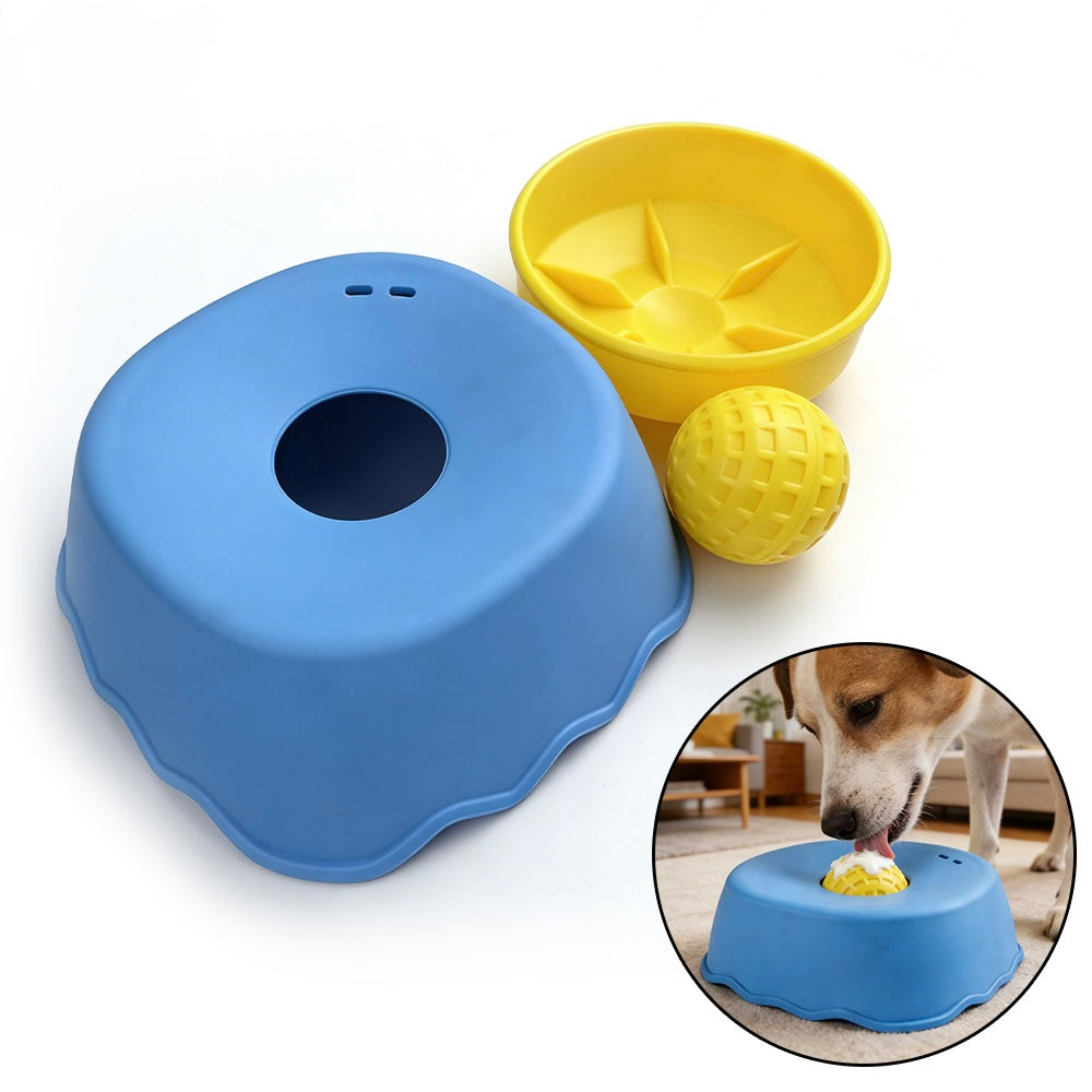 Slow feeder bowl for dogs