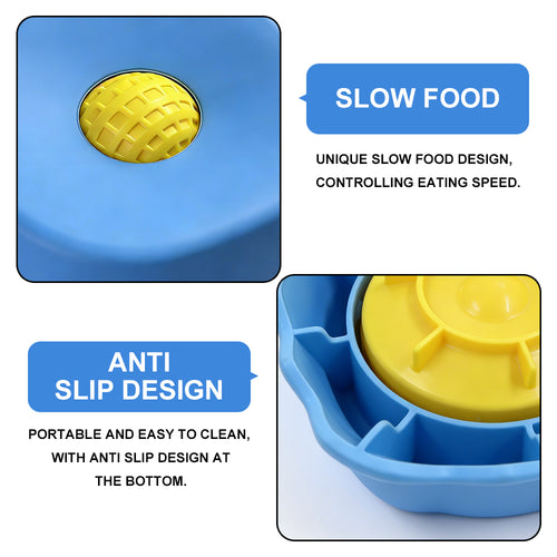 Slow feeder bowl for dogs